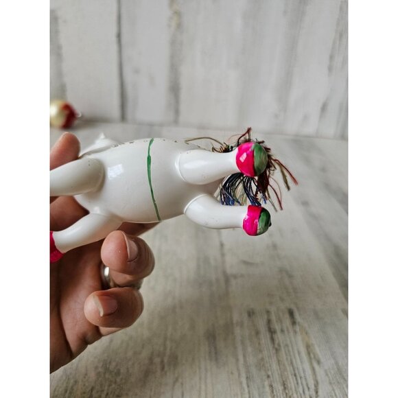 Vintage carlini horse pinata AS IS Italian glass Italy ornament string tree - Picture 6 of 9